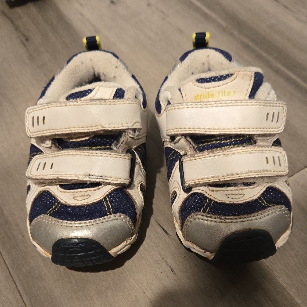 Stride Rite Navy and White Kids' Sneakers